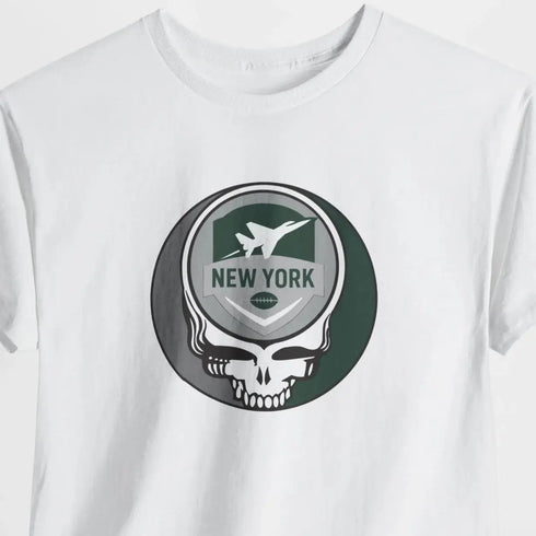 Grateful Dead - The Gridiron Collection: New York Jets Stealie Unisex T-Shirt - NFL - StealieShop